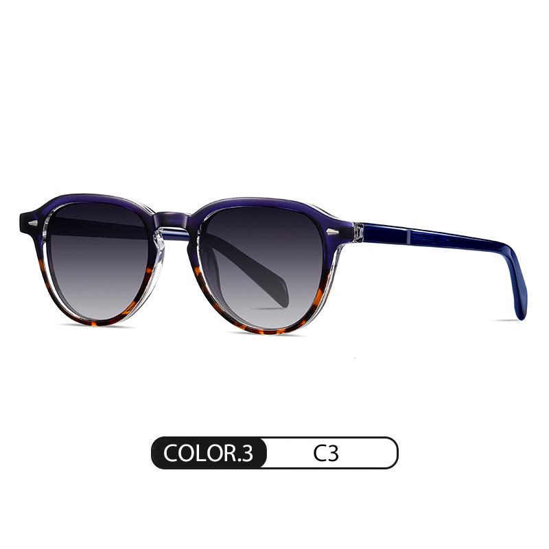 Nueva placa polarizada gafas de sol S31101 hombres y mujeres de moda retro anti-azul luz gafas de sol de conducción sol protección