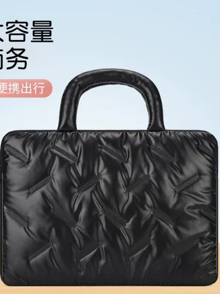 Large-capacity casual light-weight laptop fashion handbag, Korean trendy waterproof computer bag
