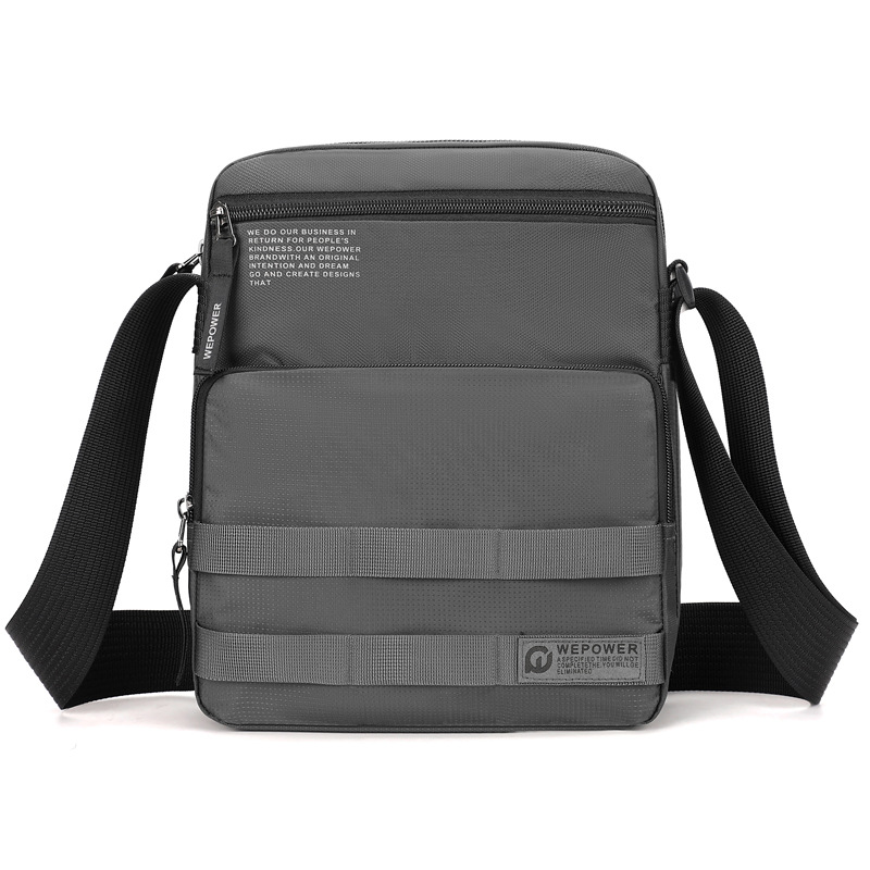 WEPOWER nuevo estilo de moda para hombres bolso de hombro de negocios anti-derramamiento bolso simple y ligero al aire libre mochila