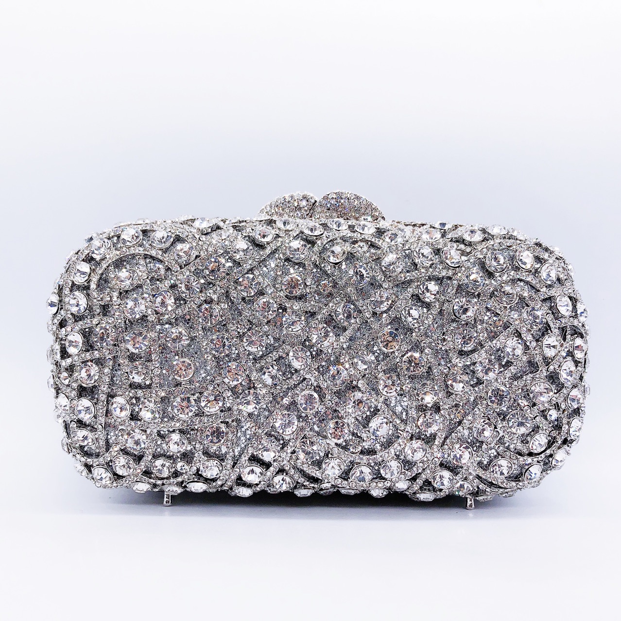 Seleccione estrictamente la nueva bolsa de banquete de diamantes huecos, bolsas de mano de banquete europeas y americanas, bolsas de diamantes, bolsas de bolsa de embrague, vestidos de diamantes