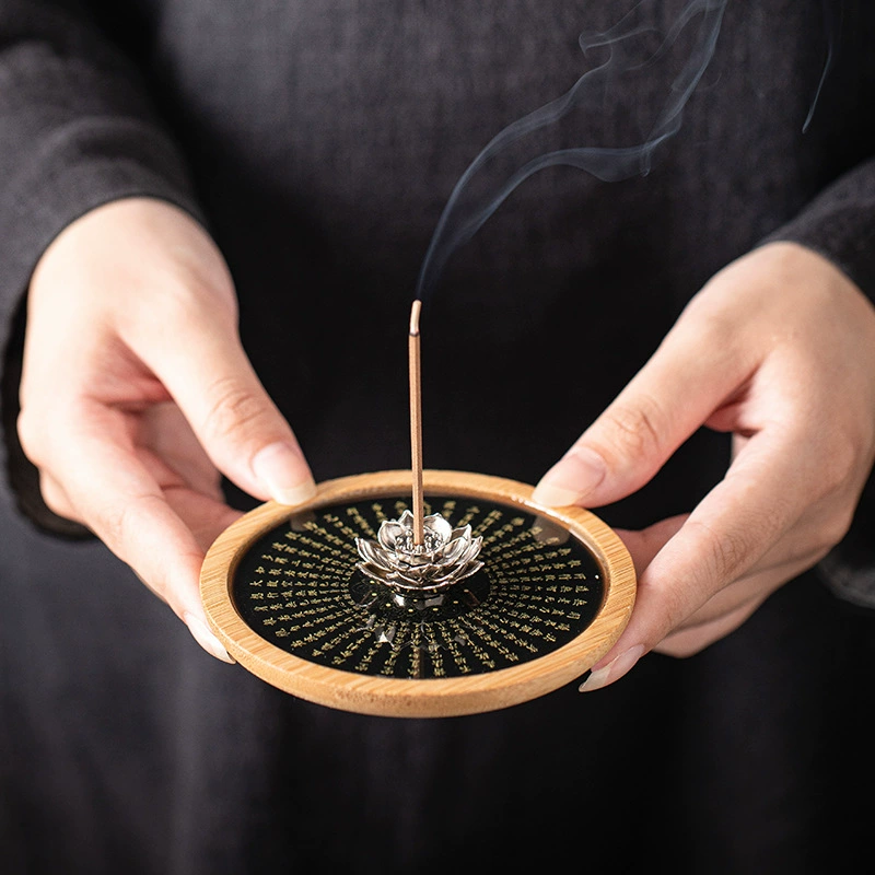 Китайская линия дзен-лотоса ароматная вставка сердечного писания