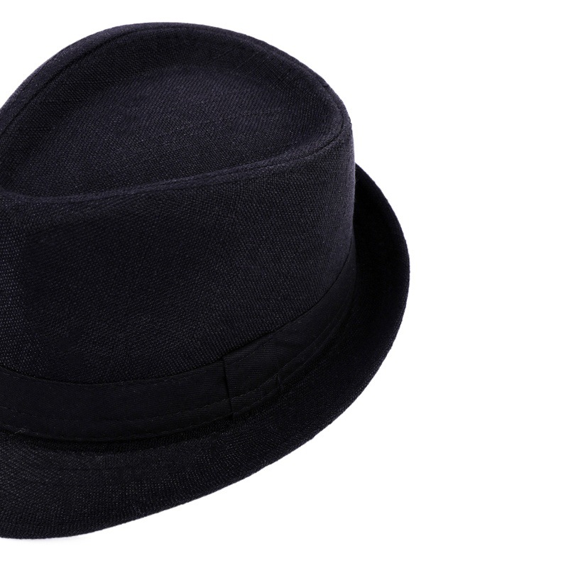 Sombrero de sol al aire libre de los hombres fiesta de baile Jazz sombrero Lino curling sombrero de jugador de bolos sombrero vendedor caliente europeo y americano