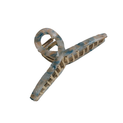 High-end cross-grip women's summer large shark clip back of the head hair clip  new high-end clip headwear