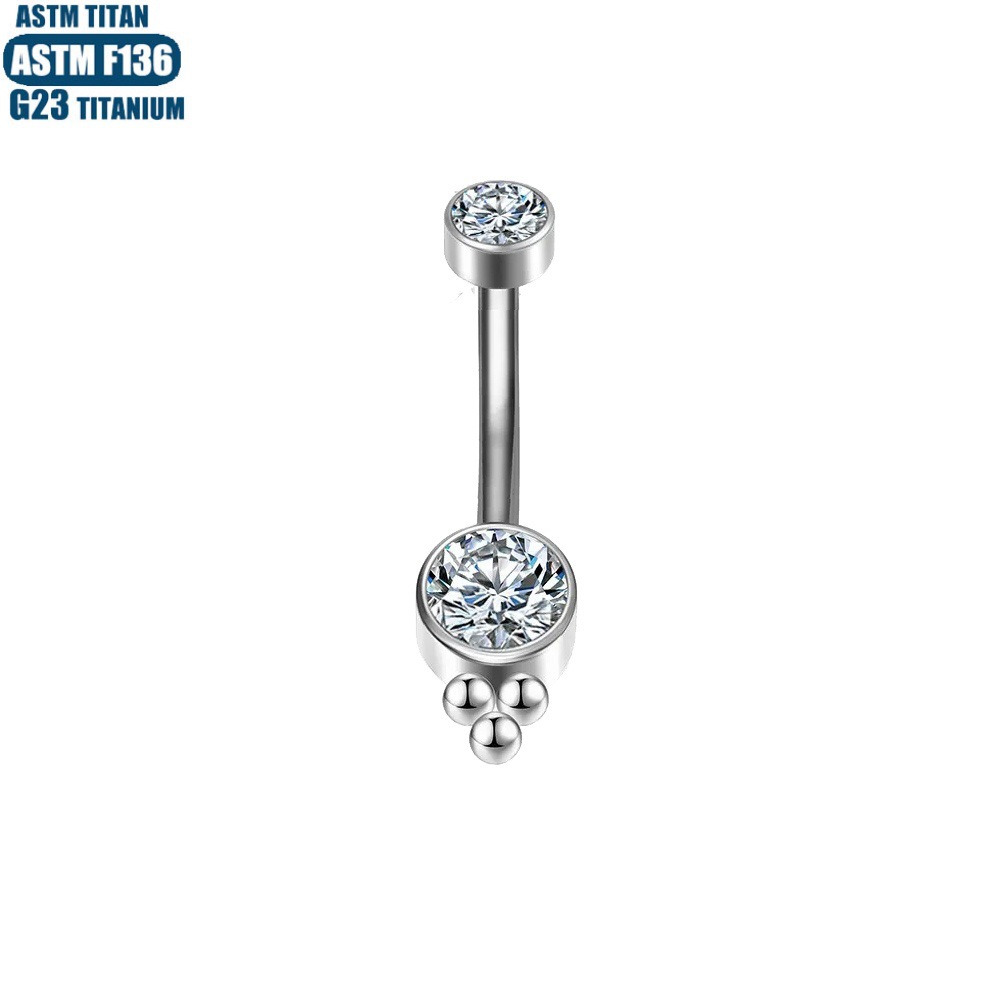 Silver pointed spike labret stud material detail