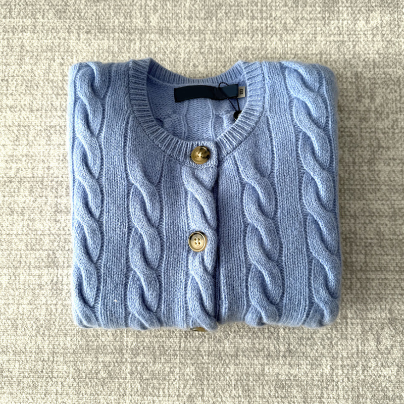 RL拉夫[80%羊毛20%羊绒开衫]小马针织衫毛衣女24年新款 可验证！