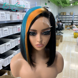 �S���ٰl ��Ⱦ���{ 2*6kim closure BOB���˰l�ٰlHuman Hair Wig