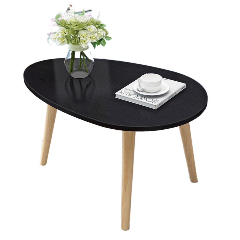Mesa de centro sencilla para apartamentos pequeños, mesa auxiliar para sofá de sala de estar, mesa redonda pequeña para dormitorio, mesa de centro móvil pequeña, venta al por mayor.