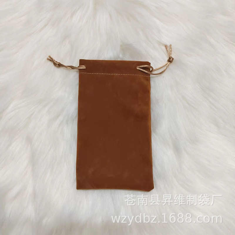 Bolsas de color camel puro; 18*11.5cm