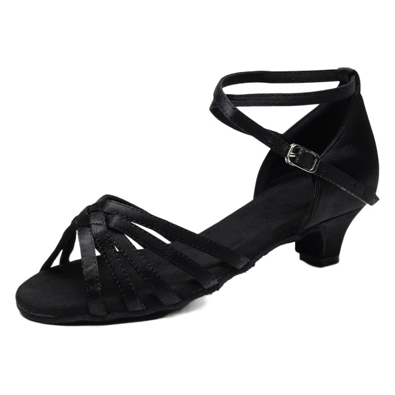 Latin Dance Shoes Girls Children's White Professional Girls Soft Bottom Summer Children's New Dance Beginner Dance Shoes