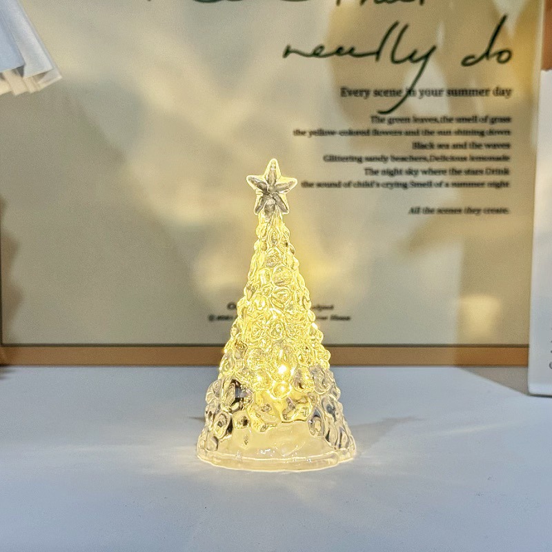Lámparas de noche de montaña de nieve transfronterizas no enchufables decoraciones de escritorio de la habitación atmósfera de regalo de cumpleaños para chicas image 8