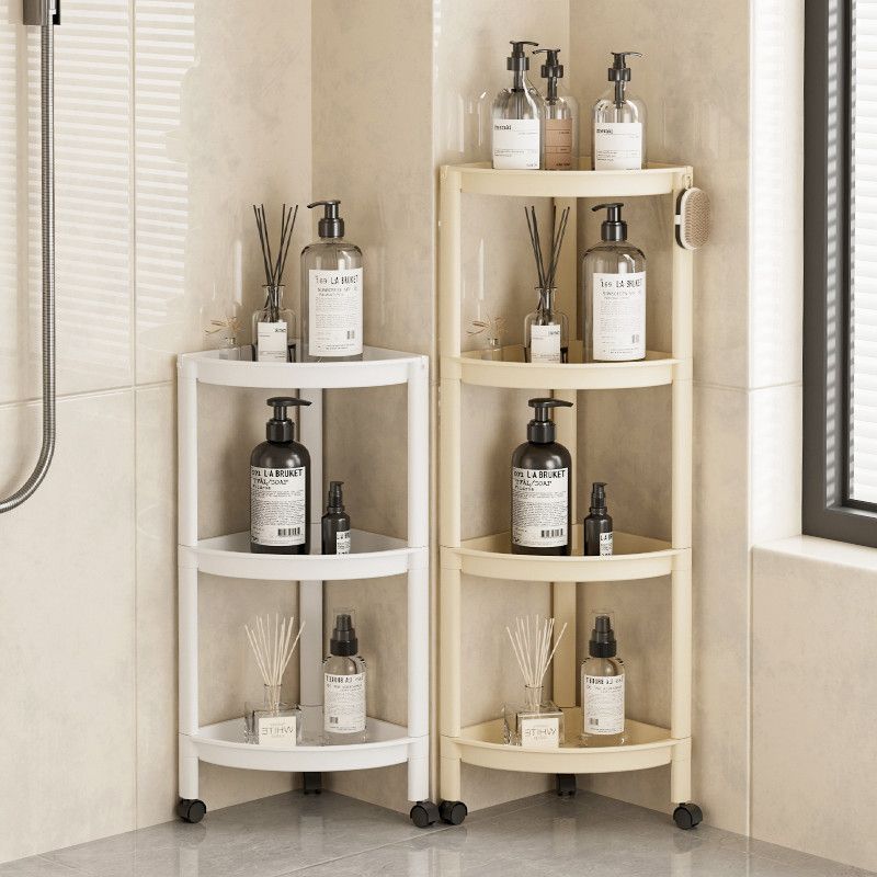 Baño, cocina, inodoro, estante multifuncional con ruedas, estante de almacenamiento de esquinas, sala de estar, estante de almacenamiento de pisos multicapa, sin image 4