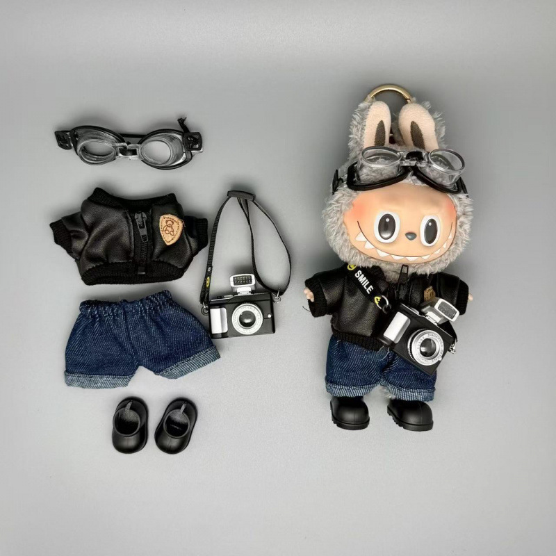 The Clothing Is Only Suitable for Labubu Plush Doll Pendants of the First and Second Generations, Labubu Dolls, and Trendy Toy Replacement Outfits The Clothing Is Only Suitable for Labubu Plush Doll Pendants of the First and Second Generations, Labubu Dolls, and Trendy Toy Replacement Outfits