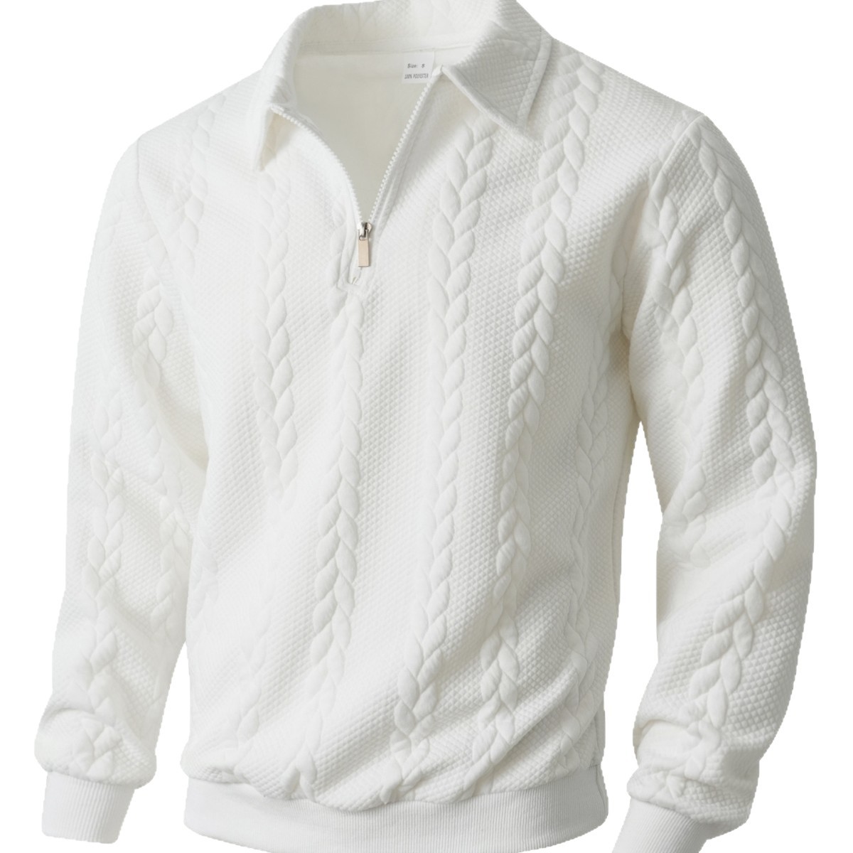 Primavera y otoño ropa de hombre transfronteriza nueva Europa y América comercio exterior exterior exterior ocio al aire libre chaqueta de manga larga con solapa de semiacremallera chaqueta