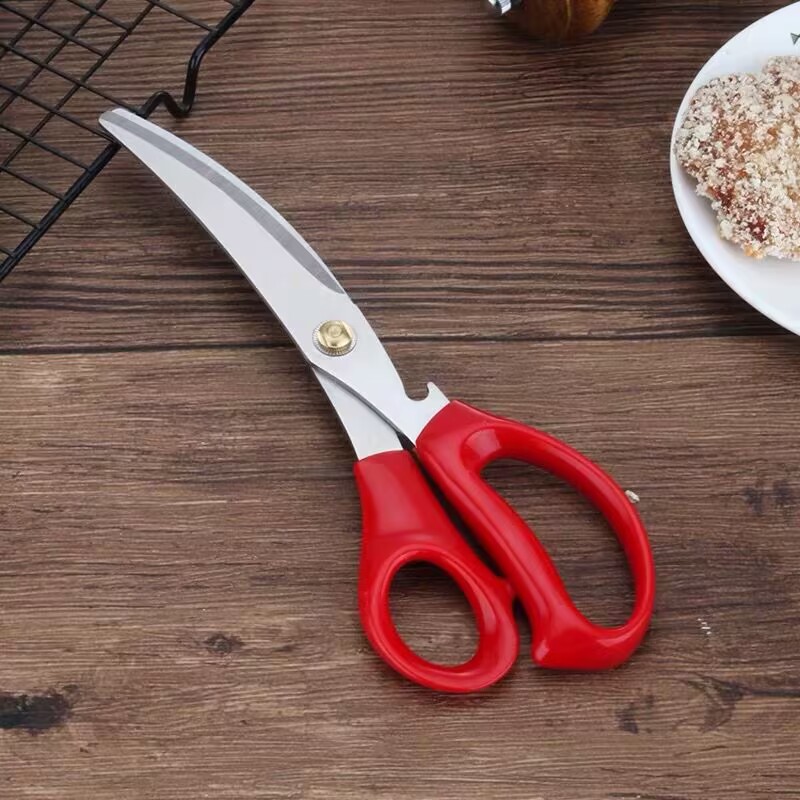 Pinzas de barbacoa coreanas de acero inoxidable engrosado, pinzas para pan y alimentos, pinzas de cocina coreanas extendidas para carne a la parrilla y buffet.