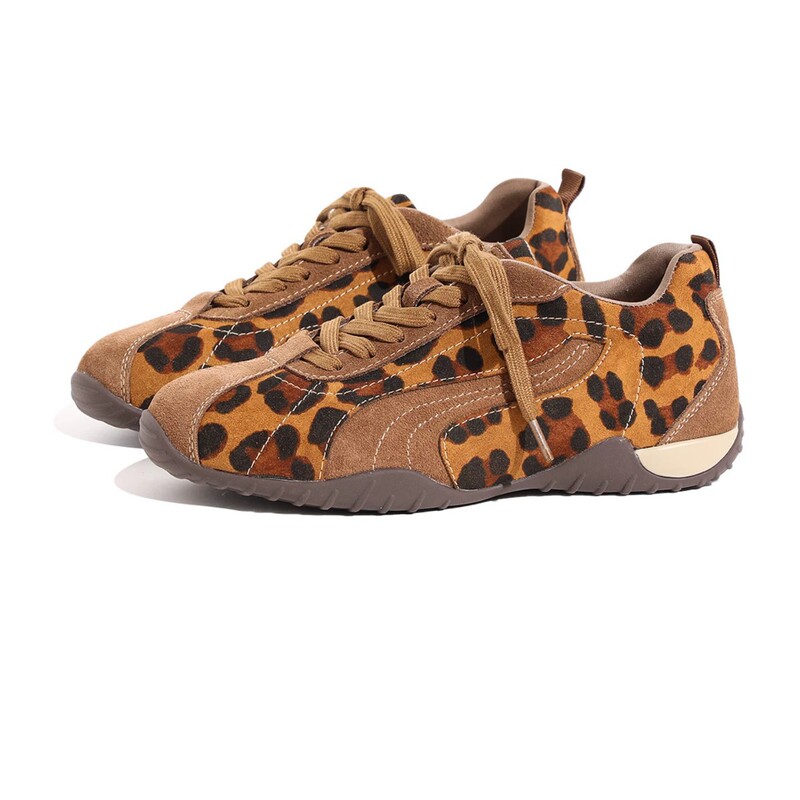 Shouguu retro color-block ballet-style German training shoes for women, autumn 2026 new collection, height-increasing, slimming, soft-soled, non-slip, trendy sneakers Shouguu retro color-block ballet-style German training shoes for women, autumn 2026 new collection, height-increasing, slimming, soft-soled, non-slip, trendy sneakers
