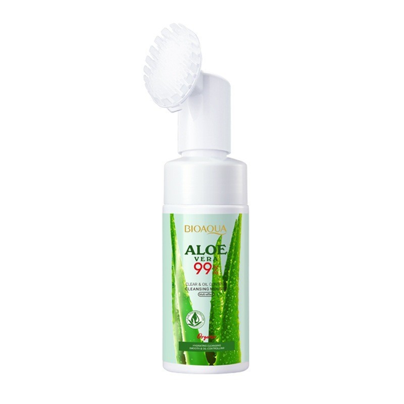 Espuma limpiadora facial SADOER pure English con aminoácidos de plantas y frutas, con cabezal de cepillo, venta al por mayor para comercio exterior transfronterizo.