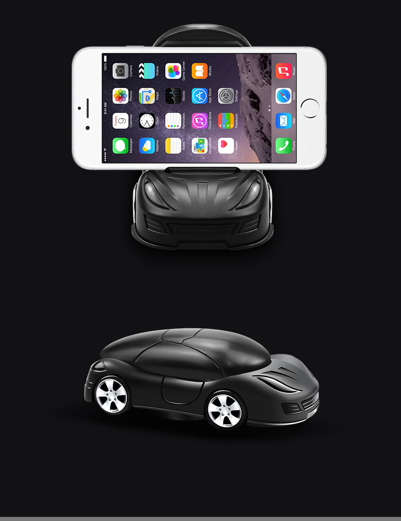 Popular high-end car phone holder, multifunctional navigation support, car model, parking number plate, perfume diffuser