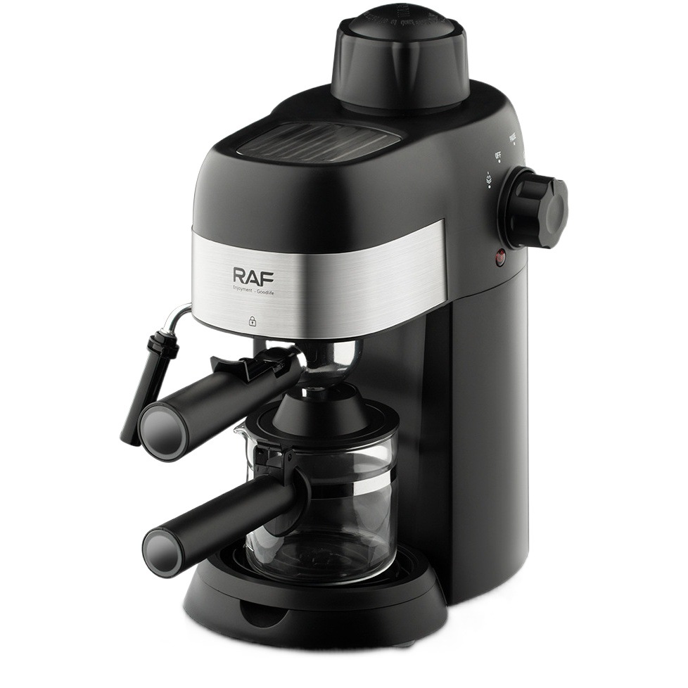 RAF European cross-border Italian coffee machine household small semi-automatic high-pressure steam milk foam office