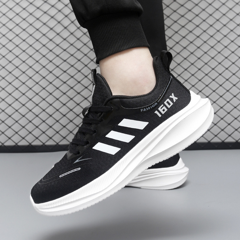 Men's Sports Shoes Das 2025 Spring & Fall Men's and Women's Breathable Fly-Knit Shoes Adidas Fashionable Versatile Running Shoes Sneakers