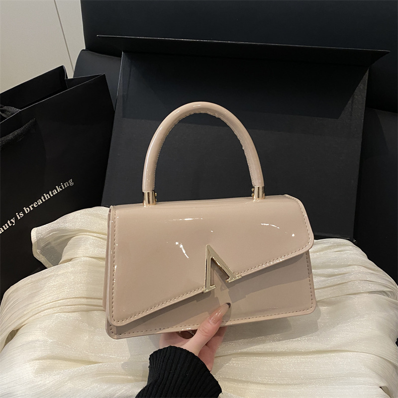 Stylish Small Textured Square Shoulder And Crossbody Tote Bag_voghion.com