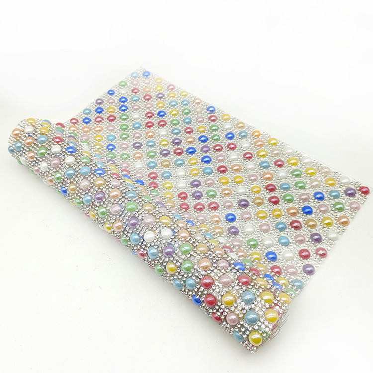 Fábrica directa de perlas de cerámica de color pegatinas de diamante pegatinas de ropa autoadhesivas pegatinas de diamante hechas a mano diy bolsa decoración pegatinas de taladro
