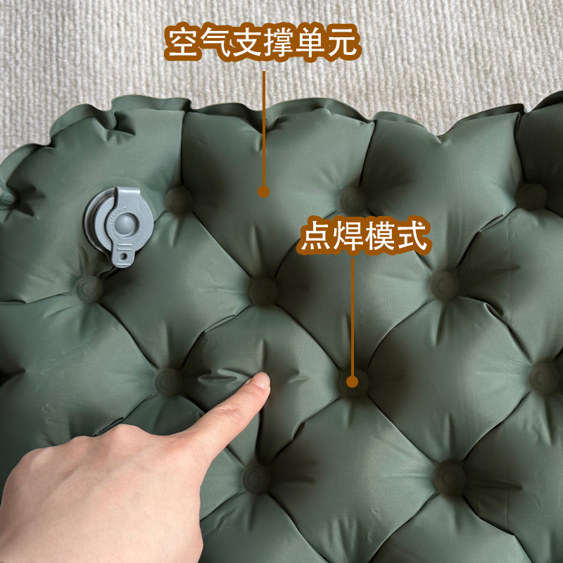国境を越えたアウトドア用品軽量座布団椅子マットキャンプピクニックマットコンサート空気入り座布団|undefined