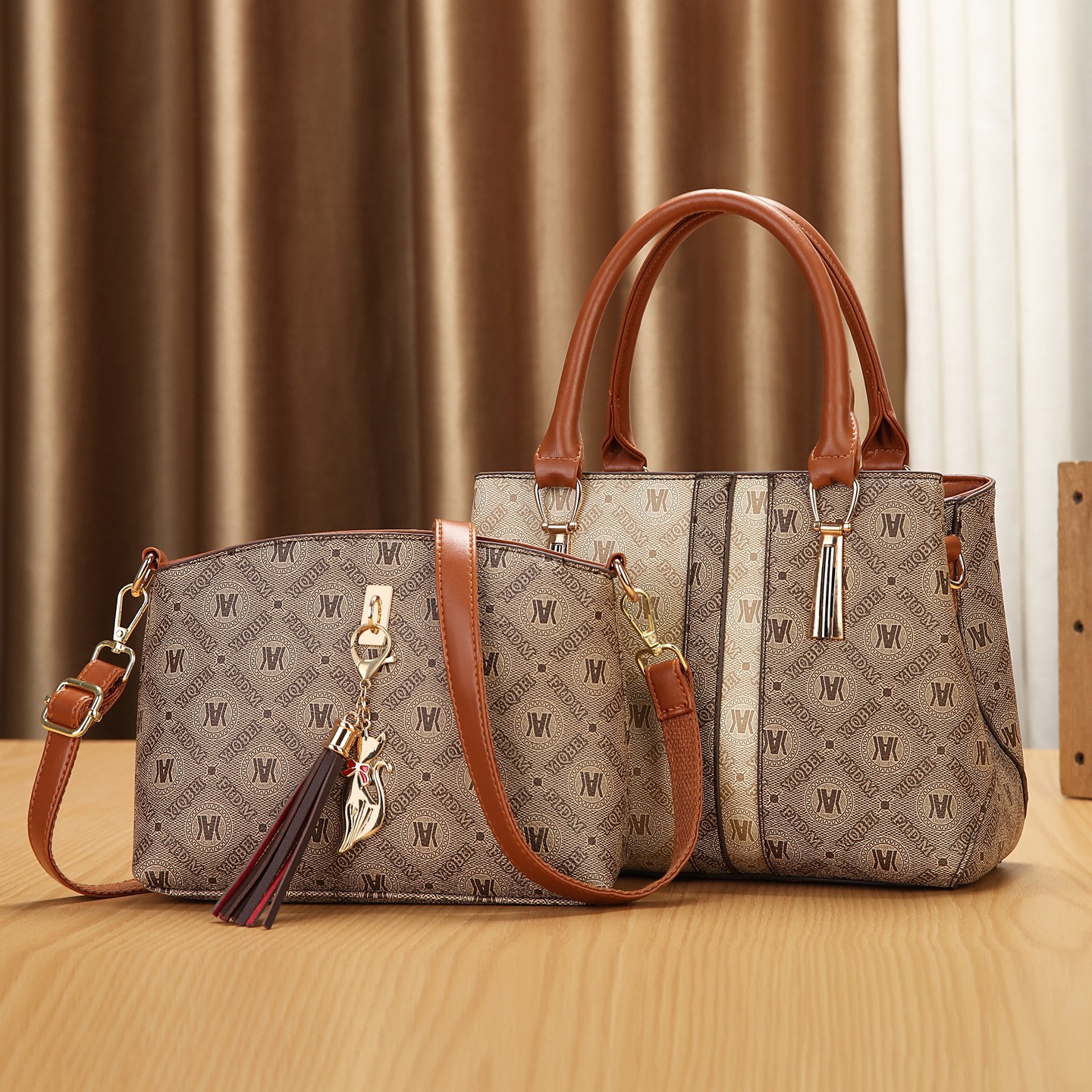 Bolso de dos piezas, bolso de moda casual, bolso de hombro de gran capacidad, bolso de mochila diario, bolsas transfronterizas