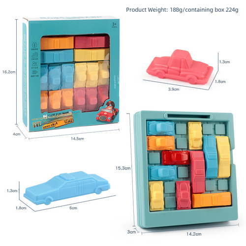 Cross-border Children Logic Challenge Desktop Game Series Car Challenge Game Toy DIY Educational Intelligence Toy