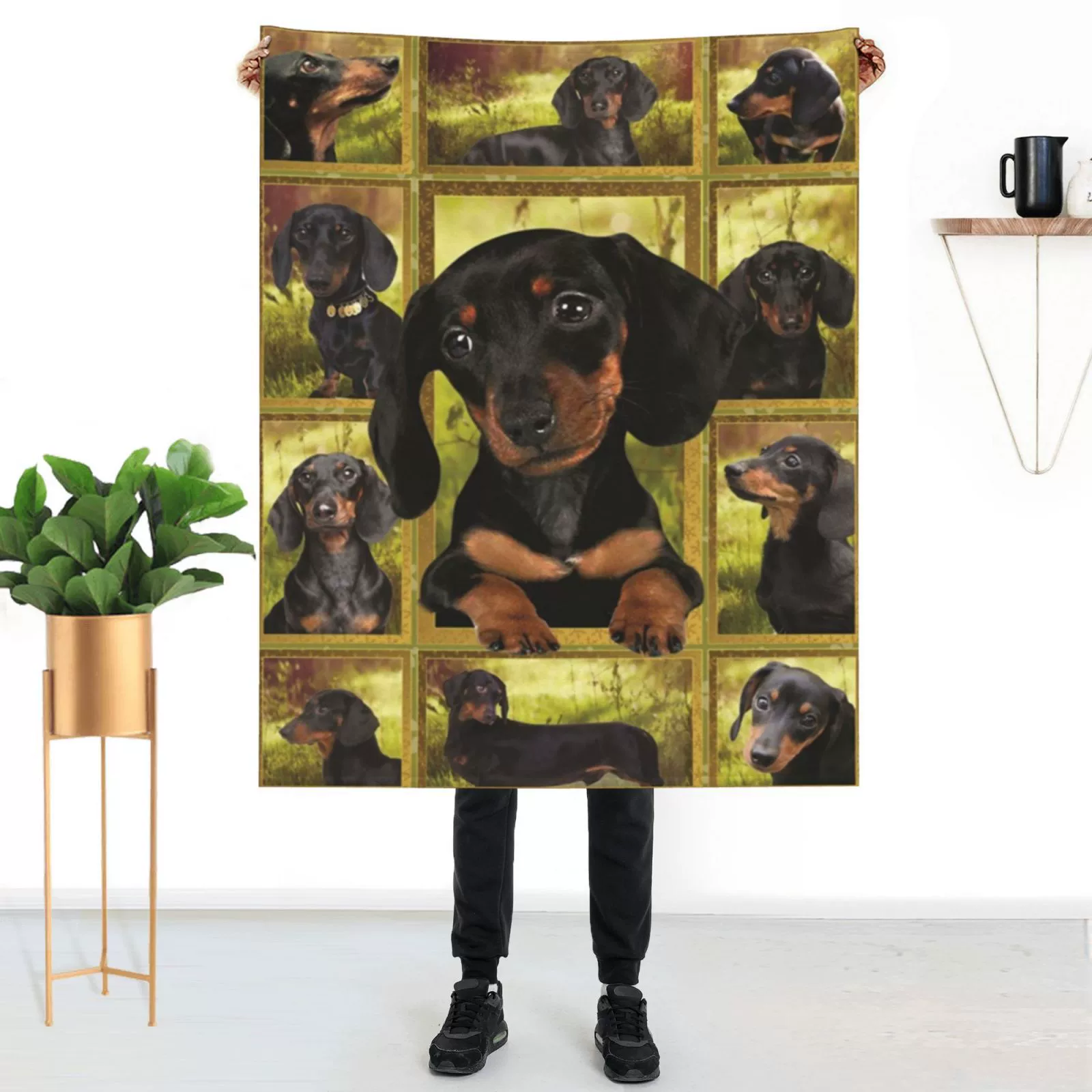 Собака животных фланель одеяло кондиционер одеяло старший подарок двухсторонняя фланель