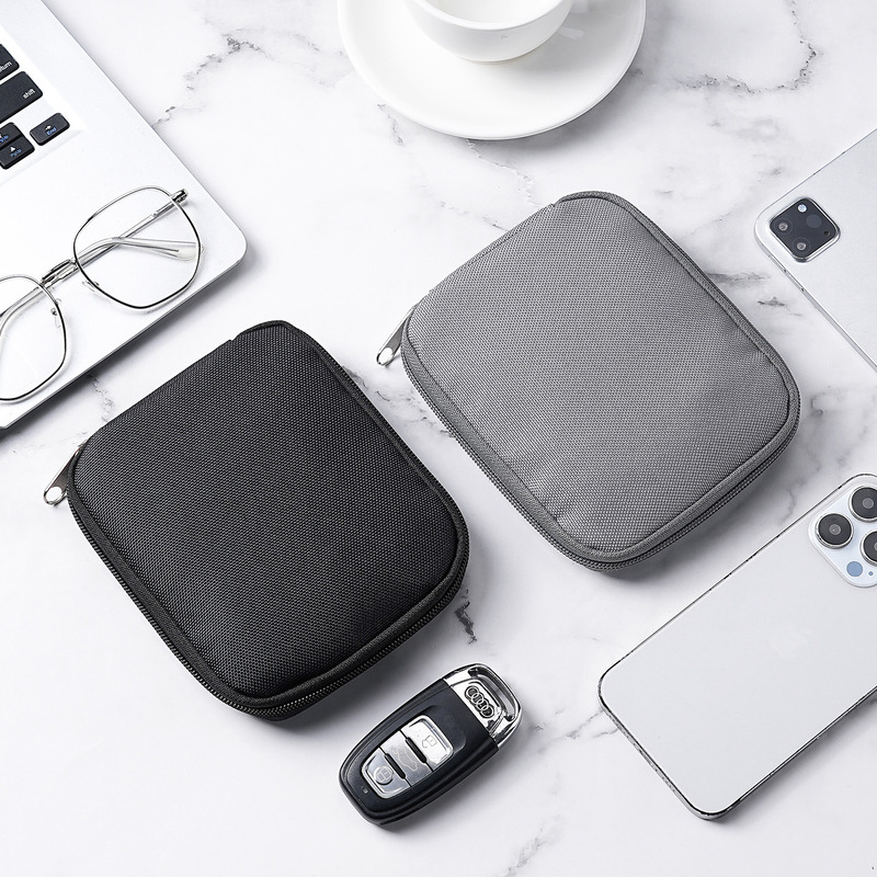 Headphone Cosmetics Bag, Data Cable Storage Box, Mobile Hard Drive Protective Cover, Charger, U Disk, Multi-Functional Portable Bag