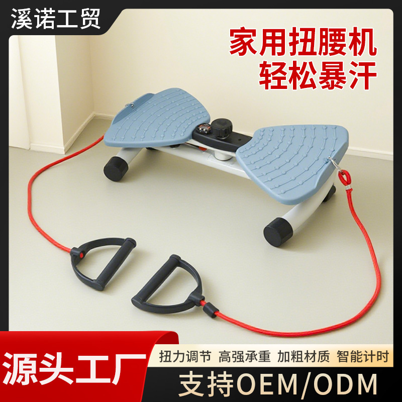 新款高颜值可计时扭腰机家用健身静音扭扭机室内燃脂塑形跳舞机|undefined