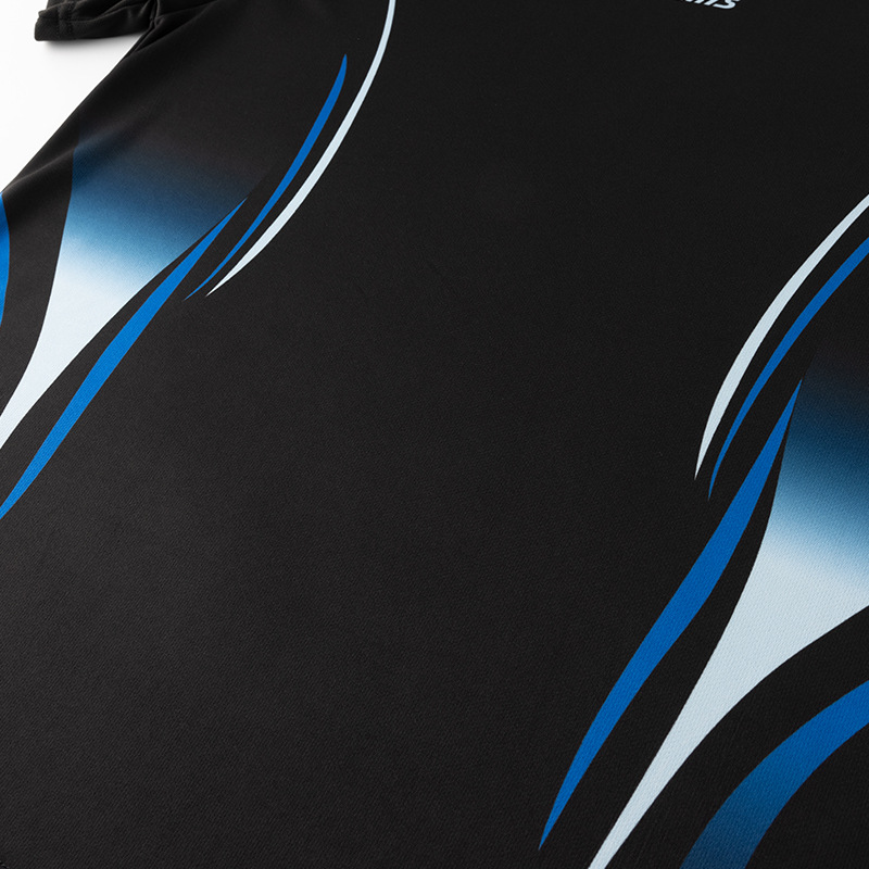 Traje deportivo para hombres, verano, traje casual para hombres, degradado impreso, suelto, de dos piezas, transpirable, de secado rápido, camiseta, pantalones cortos, hombres