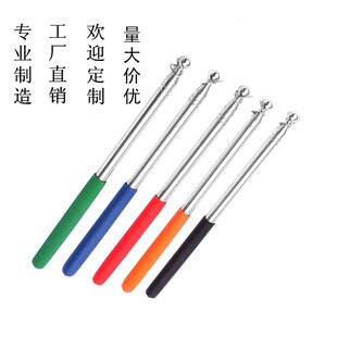 Manufacturer Wholesale 1m 1.2m Stainless Steel Telescopic Guide Flagpole Command Teaching Pole