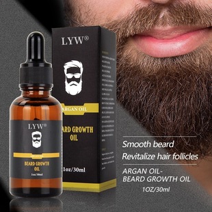 Cross-border beard growth oil men's beard care softening manic soft beard hair nourishing essential oil in stock wholesale