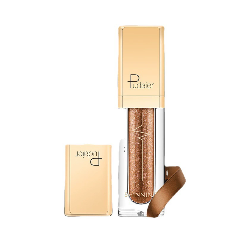 Палетка теней для век Pudaier 18-цвет Diamond Shine Liquid Glitter Powder - жемчужный блеск монохромная палитра