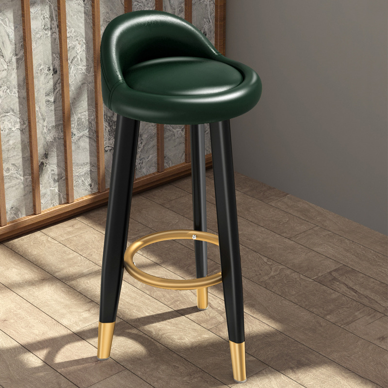 Oil skin green 70cm light luxury black gold [three legs]