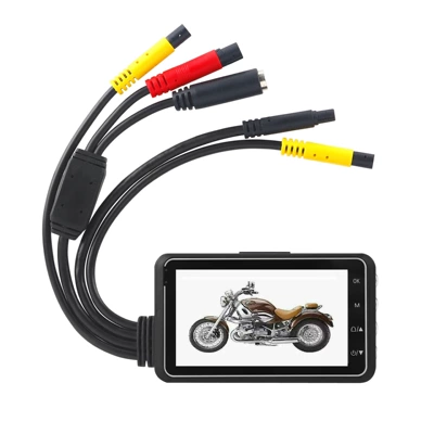 Motorcycle Driving Recorder Hd Dual 1080P Waterproof Front and Rear Camera Motorcycle Recorder Gps Wifi (Motorcycle driving recorder) - dual-1080pwifigps