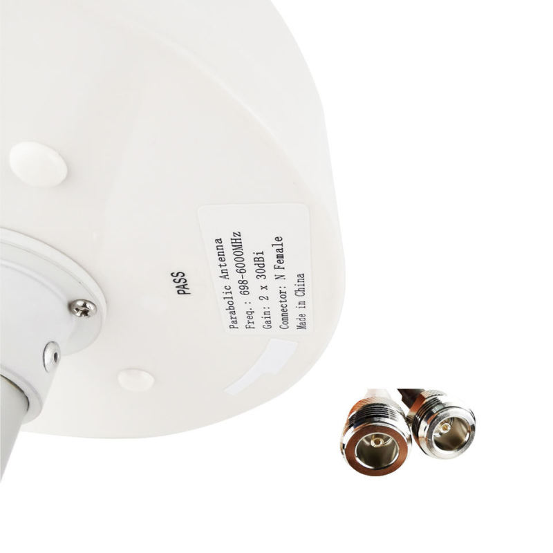 698-6000mhz全周波数帯域信号受信グリッドフィード2g 3g 4g 5gルータ屋外受信アンテナ|undefined