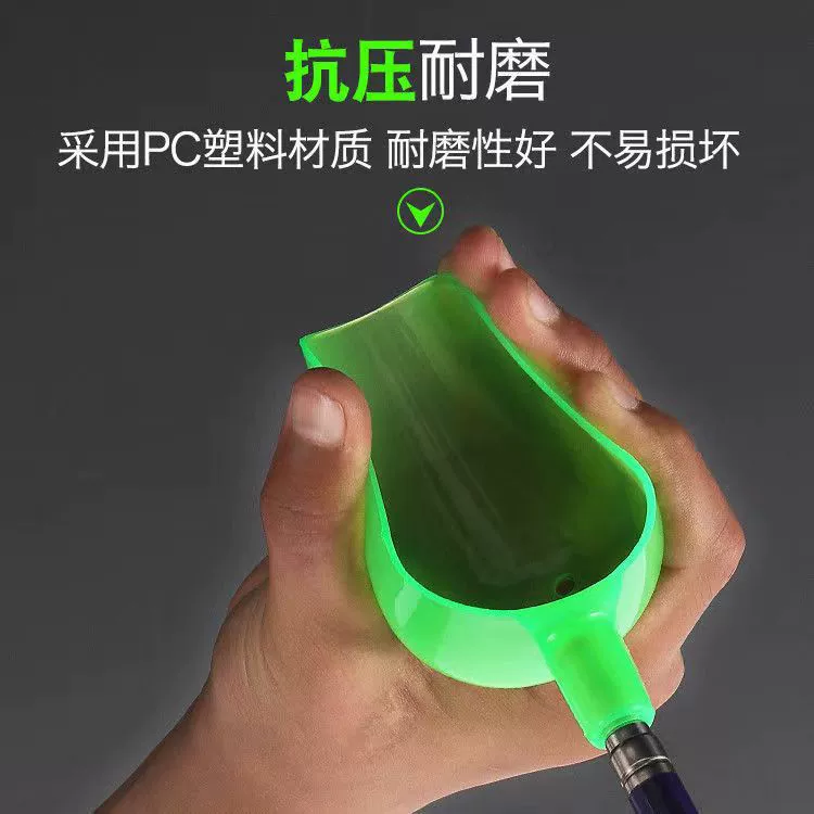 Wholesale nest-making spoon stainless steel telescopic bait throwing spoon far bait throwing spoon fishing nest-making artifact spoon bait spoon bait spoon