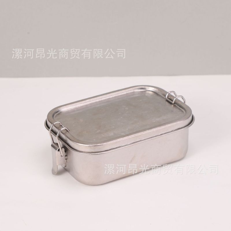 昂光纯钛饭盒学生餐盒便当盒打饭盒便携便当盒户外可明火加热煮饭|undefined