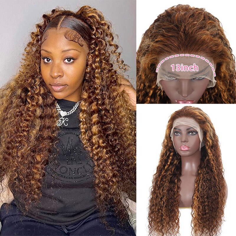 Front Lace Wig Amazon Women's 4/27 Medium Parted Long Straight Hair Fluffy Natural Fashion Full Hair Set Wholesale Delivery