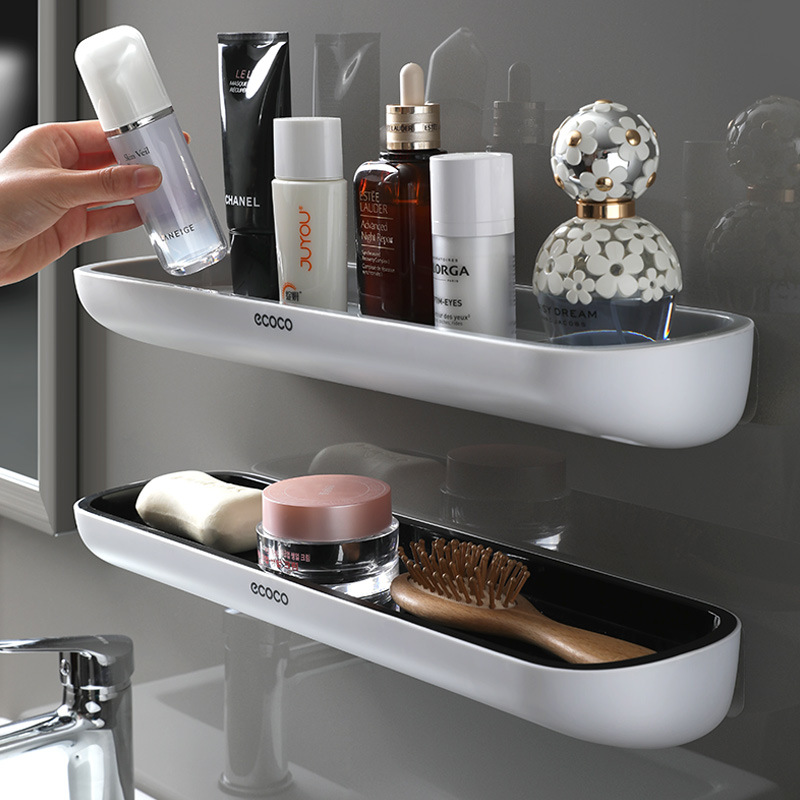 Bathroom Storage Rack Toilet Toilet Washstand Wall Towel Storage Rack Punch-free Wall-mounted Toilet