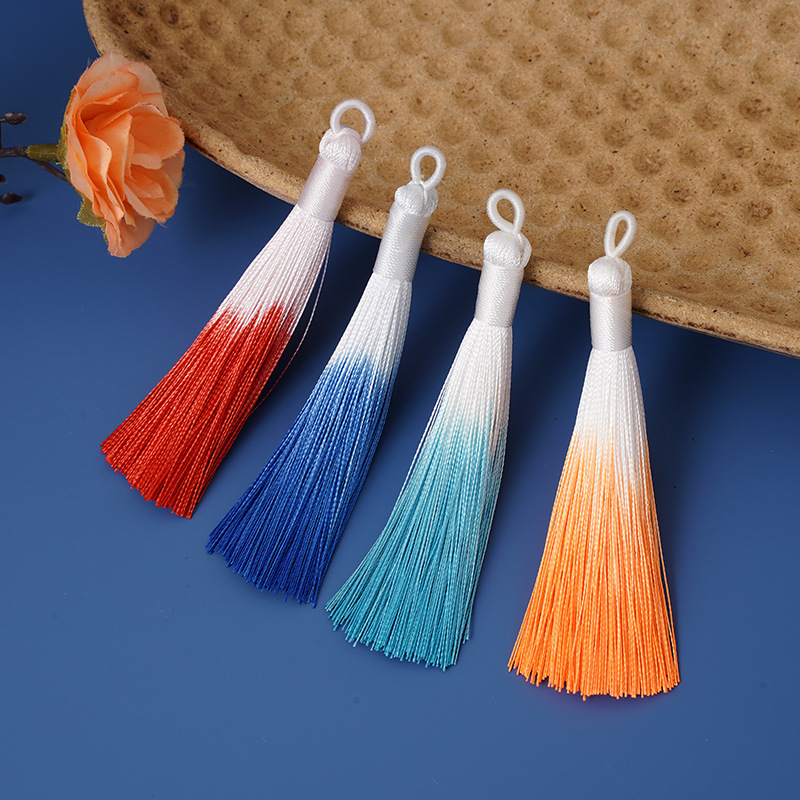 keychain with tassels handmade