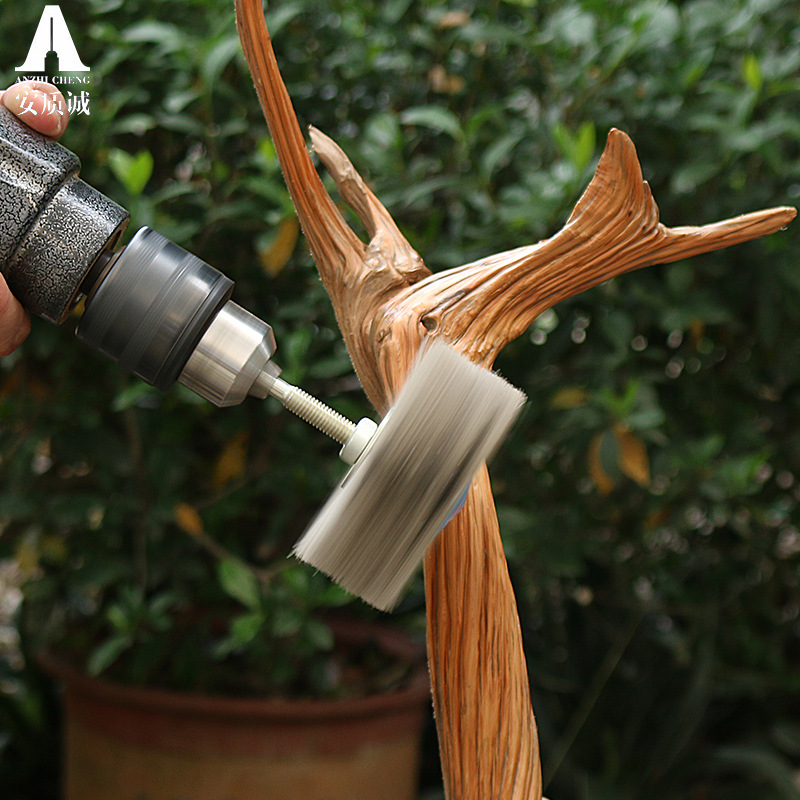 崖柏打磨抛光工具套装打磨花头木木头打磨头根木工全套抛光头