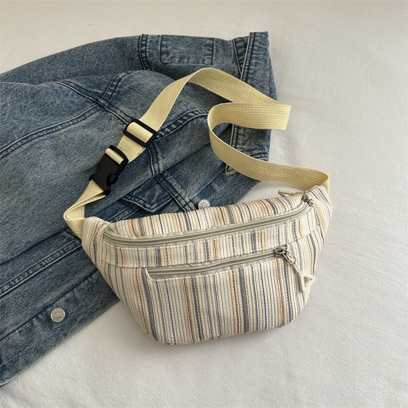 Primavera y verano nuevo estilo 2025, la moda de este año, la cintura del mensajero, el nuevo bolso femenino, la tendencia del bolso de hombro simple y versátil, casual