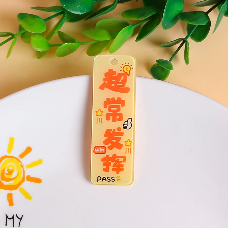 Double-sided acrylic accessories, bag decoration, car keys, accessory