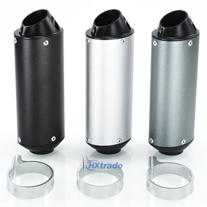 Off-Road Motosiklet Aksesuarları 28/32/38mm Qazma Borusu CRF KLX Balıq Ağzı Susturucu