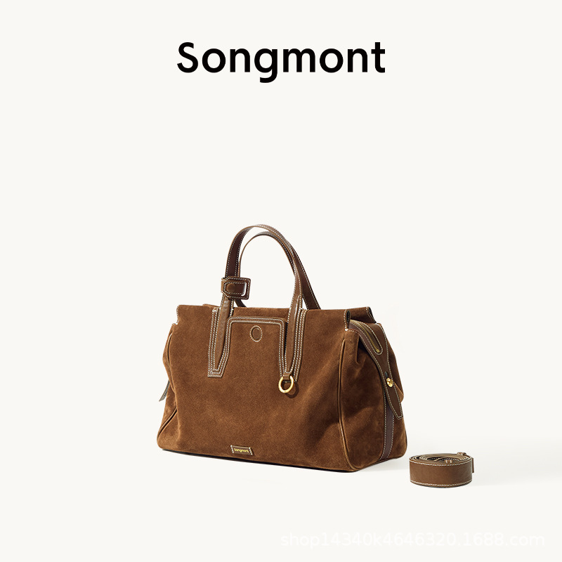 山下裕松 Songmont トラッキングシリーズ 大容量 トラベルバッグ ショルダーバッグ 植物タンニンなめし牛革 ブリーフケース|undefined