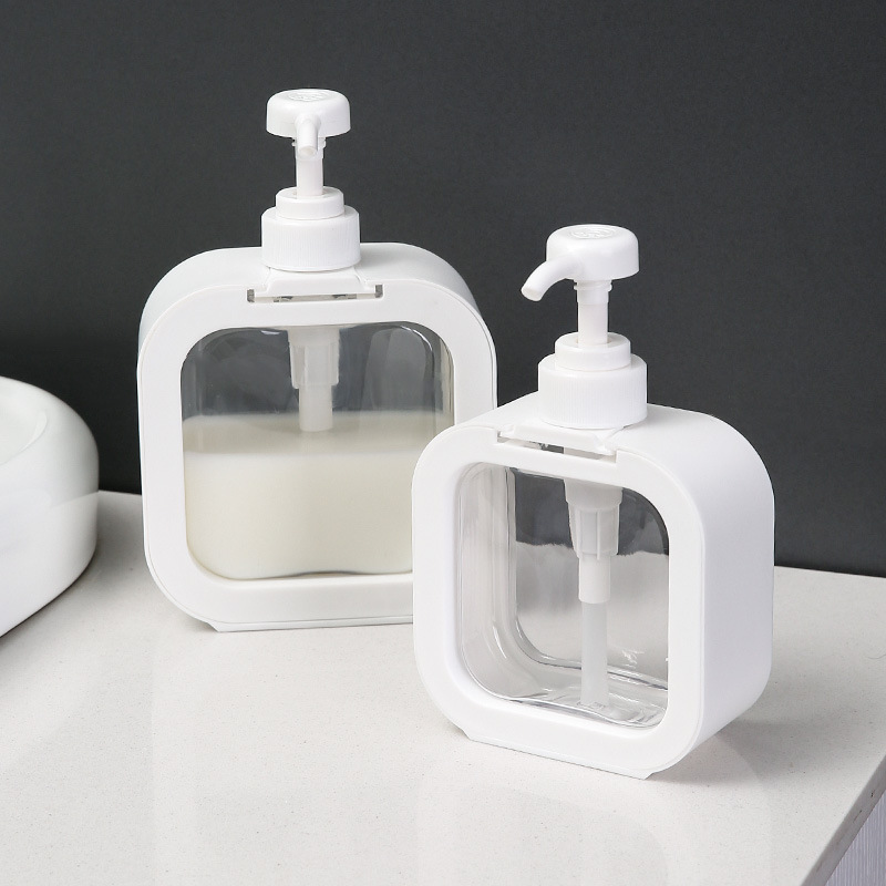 ハンドソープ入浴剤シャンプープッシュ式空ボトル洗顔料エッセンスローション収納ボトルハンドソープ分注ボトル|undefined