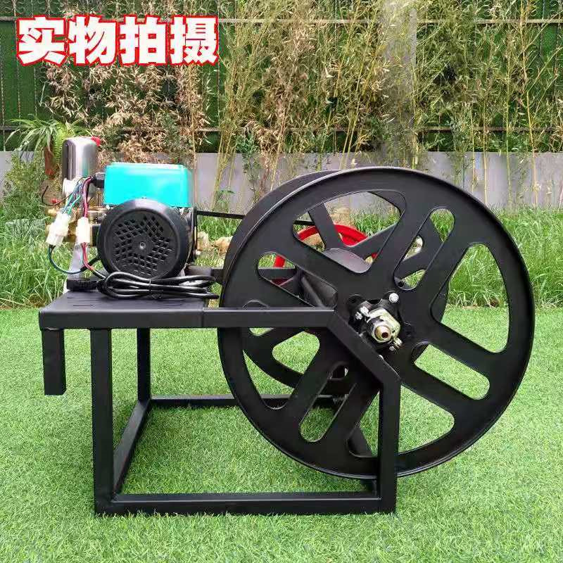 双电机高压打药机农用果园喷雾器 遥控自动收放管